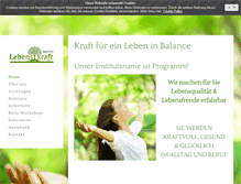 Tablet Screenshot of lebenskraft-institut.com